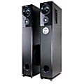 beFree Sound 2.1 Channel 995116496M 160-Watt Bluetooth® Tower Speakers, Black