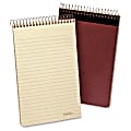 Ampad Gold Fibre Retro Writing Pad - 80 Sheets - Spiral Bound - 20 lb Basis Weight - 5" x 8" - 11.8" x 8.5" x 3.5" - Ivory Paper - Perforated, Rigid, Chipboard Backing, Easy Tear - 1Each 1 thumbnail image