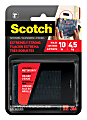Scotch® Recloseable Fasteners, Black, 1" x 3", Pack Of 2 1 thumbnail image