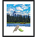 Amanti Art Rectangular Wood Picture Frame, 21” x 25” With Mat, Lucie Black 1 thumbnail image