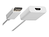 UNC Group - Adapter - DisplayPort male to HDMI female - white 1 thumbnail image