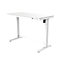 FlexiSpot Comhar 48"W Electric Height-Adjustable Desk, White