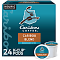 Caribou Coffee® Single-Serve Coffee K-Cup® Pods, Caribou Blend, Carton Of 24