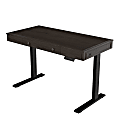 FlexiSpot 48"W Electric Height-Adjustable Desk, Brown