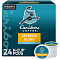 Caribou Coffee® Single-Serve Coffee K-Cup® Pods, Daybreak Morning Blend, Carton Of 24