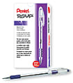 Pentel® R.S.V.P.® Ballpoint Pens, Medium Point, 1.0 mm, Clear Barrel, Violet Ink, Pack Of 12 1 thumbnail image