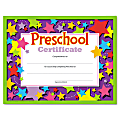 TREND Colorful Classic Preschool Certificates, 8 1/2" x 11", Assorted Colors, Pack Of 30