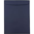 JAM Paper® Open-End 10" x 13" Catalog Envelopes, Gummed Closure, Navy Blue, Pack Of 25