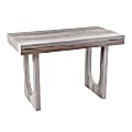 SEI Chadkirk 45"W Computer Desk, Brown 1 thumbnail image