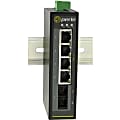 Perle IDS-105F Industrial Ethernet Switch - 5 Ports - 10/100Base-TX, 100Base-EX - 2 Layer Supported - Rail-mountable, Wall Mountable, Panel-mountable - 5 Year Limited Warranty