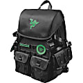 Mobile Edge Razer Carrying Case (Backpack) for 17.3" Notebook - Black - Water Resistant Exterior, Scratch Resistant Exterior, Tear Proof Exterior, Moisture Resistant Panel - Ballistic Nylon, MicroFiber Interior - Shoulder Strap, Chest Strap