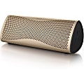 KEF MUO Speaker System - Portable - Battery Rechargeable - Wireless Speaker(s) - Horizon Gold 1 thumbnail image
