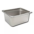 Hoffman Tech Browne Stainless Steel Steam Table Pans, 1/2 Size, Silver, Pack Of 12 Pans, 22126 1 thumbnail image