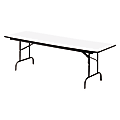 Iceberg Premium Folding Table, Rectangular, 60"W x 30"D, Gray/Charcoal 1 thumbnail image