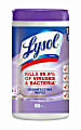 Lysol® Disinfecting Wipes, Early Morning Breeze Scent, 8" x 8", Canister Of 80
