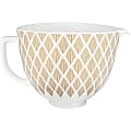 KitchenAid 4.8 L Gold Conifer Ceramic Bowl - Mixer Bowl 1 thumbnail image