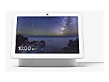 Google™ Nest Hub Max Smart Home Assistant With Voice Search and Voice Command, White 1 thumbnail image