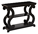 Office Star Ashland Console Table, 28-1/4"H x 36-1/4"W x 14-1/4"D, Brushed Black