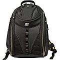Mobile Edge Express MEBPE42 Carrying Case (Backpack) for 16" to 17" Apple iPad Notebook, Book - Black, Yellow - 600D Nylon, Duraflex Body - Shoulder Strap - 20" Height x 16" Width x 8.5" Depth