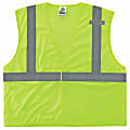 Ergodyne GloWear Safety Vest, Economy, Type-R Class 2, 4X/5X, Lime, 8210HL