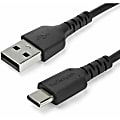StarTech.com 1 m / 3.3 ft USB 2.0 to USB C Cable - High Quality USB 2.0 Cable - USB Cable - Black - USB Data Transfer Cable (RUSB2AC1MB)