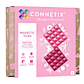 Connetix Magnetic Tiles Pastel Pink & Berry Base Plate, 2 Pieces 1 thumbnail image