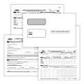 ComplyRight® 1095-C Tax Forms Set, Employer-Provided Health Insurance Offer And Coverage Forms With Envelopes, Laser, 8-1/2" x 11", Set For 50 Employees