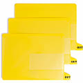 Smead End Tab Out Guides - Printed Bottom Tab(s) - Message - OUT - Letter - Yellow Poly Tab(s) - 25 / Box