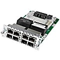 Cisco 8 port Multi-flex Trunk Voice/Channelized Data T1/E1 Module - For Wide Area Network, Voice - 8 x T1/E1 Network 1 thumbnail image