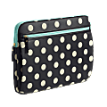 Studio C Faux Leather Laptop Sleeve For 16" Laptops, Black/White 1 thumbnail image