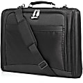 Mobile Edge Express Carrying Case (Briefcase) for 17" Notebook, Chromebook - Black - 1680D Ballistic Nylon Body - Shoulder Strap, Handle - 12.3" Height x 17.3" Width x 3" Depth