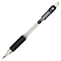 Zebra® Z-Grip™ Mechanical Pencil, 0.7mm, Clear/Black Barrel, Dozen