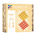 Connetix Magnetic Tiles Pastel Lemon & Peach Base Plate, 2 Pieces 1 thumbnail image