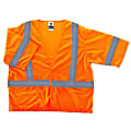 Ergodyne GloWear Safety Vest, Economy, Type-R Class 3, 4X/5X, Orange, 8310HL