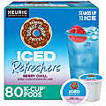 The Original Donut Shop Iced Refreshers, Berry Chill, Brew Over Ice Single Serve Keurig K-Cup Pods, 80 Count (4 Packs of 20) 1 thumbnail image