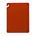 San Jamar Saf-T-Grip® Cutting Board, 1/2"H x 15"W x 20"D, Red