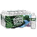 Poland Spring Brand 100% Natural Spring Water, 16.9 Oz Bottles, Pack Of 24