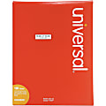 Universal Shipping Label - 1 3/4" Width x 1/2" Length - Permanent Adhesive - Rectangle - Laser, Inkjet - White - Paper - 80 / Sheet - 100 Total Sheets - 8000 / Box