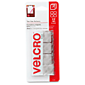 VELCRO® Brand VELCRO Brand Sticky-Bk Hook and Loop Fstnr Squares - 0.88" Length - Adhesive Backing - Adjustable - 12 / Pack - Clear