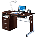 Techni Mobili Computer Desk - Rectangle Top - 3 Drawers - 80 lb Capacity - Computer 1 thumbnail image