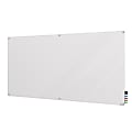 Ghent Harmony Magnetic Glass Unframed Dry-Erase Whiteboard with Radius Corners, 48" x 72", White