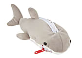 Office Depot® Brand Plush Animal Pencil Pouch, Gray Shark 1 thumbnail image