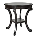 Office Star™ 425 Series Vermont Accent Table, 26-1/8"H x 26"W x 26"D, Black 1 thumbnail image