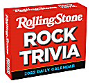 Sellers Publishing Daily Desk Boxed Calendar, 5-1/4" x 5-15/16", Rolling Stone Rock Trivia, January to December 2022, CB1362 1 thumbnail image