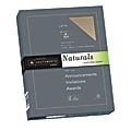 Southworth® Naturals Specialty Paper, 8 1/2" x 11", 32 Lb, Flecked Finish, Latte, 100 Sheets