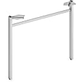 HON Mod Collection Worksurface 30"W U-leg Support - 30" - Finish: Silver