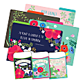 Barker Creek Card Stock Folders/Pockets, Letter Size, Petals & Prickles, Set Of 12 File Folders And 30 Library Pockets