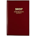AT-A-GLANCE® Standard Diary® 2027 Daily Diary, Red, Large, 7 3/4" x 12" 1 thumbnail image