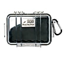 Pelican 1020 Micro Case, Fits Cameras Up To 3.63"H x 5.38"W x 1.69"D, Clear/Black