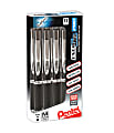 Pentel® EnerGel Pro Rollerball Pens, Medium Point, 0.7 mm, Black Barrel, Black Ink, Pack of 12
